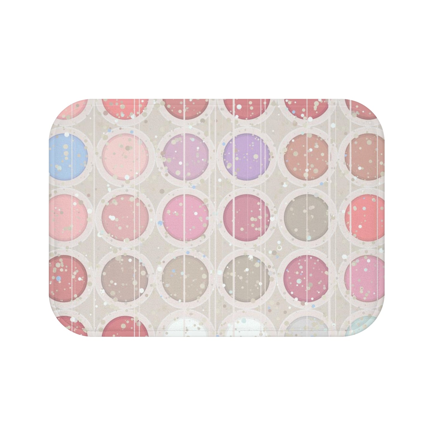 Color Bubbles Bath Mat