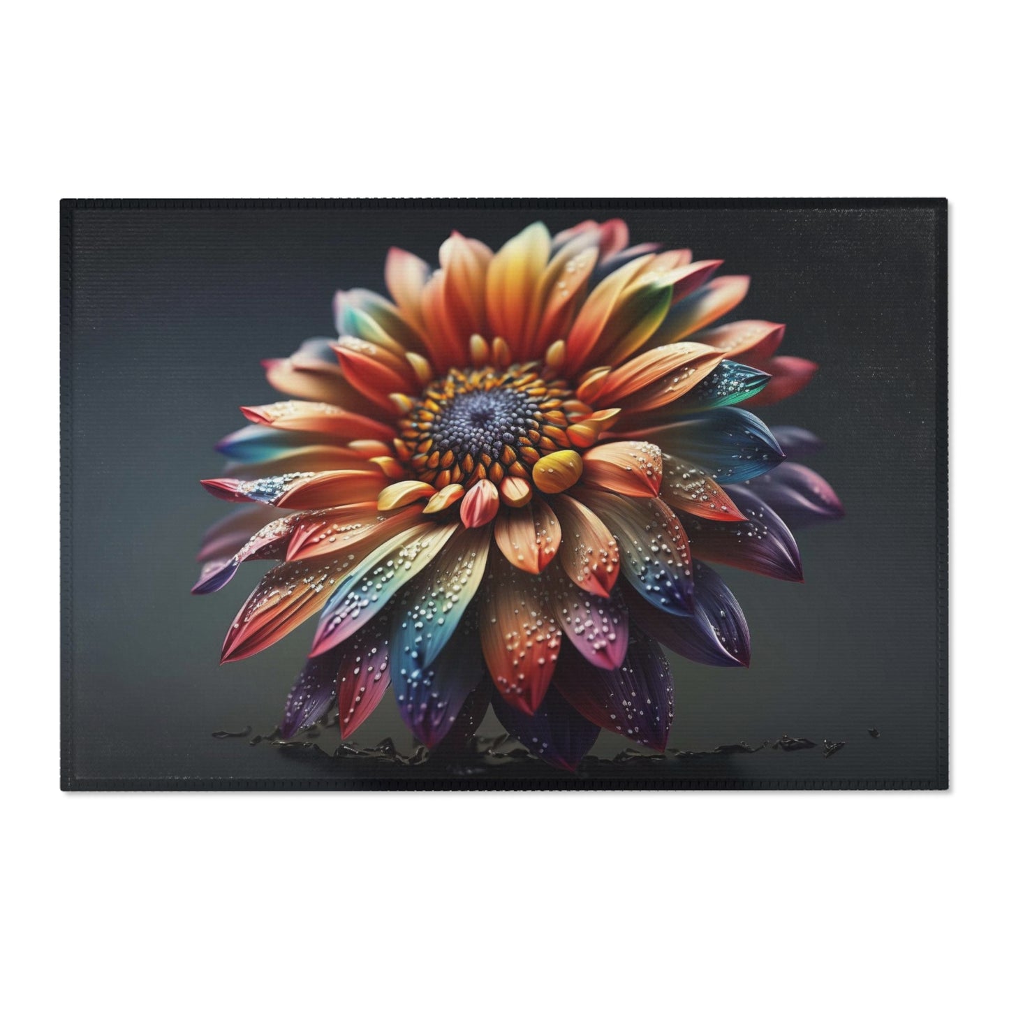 Painted Flower Rug