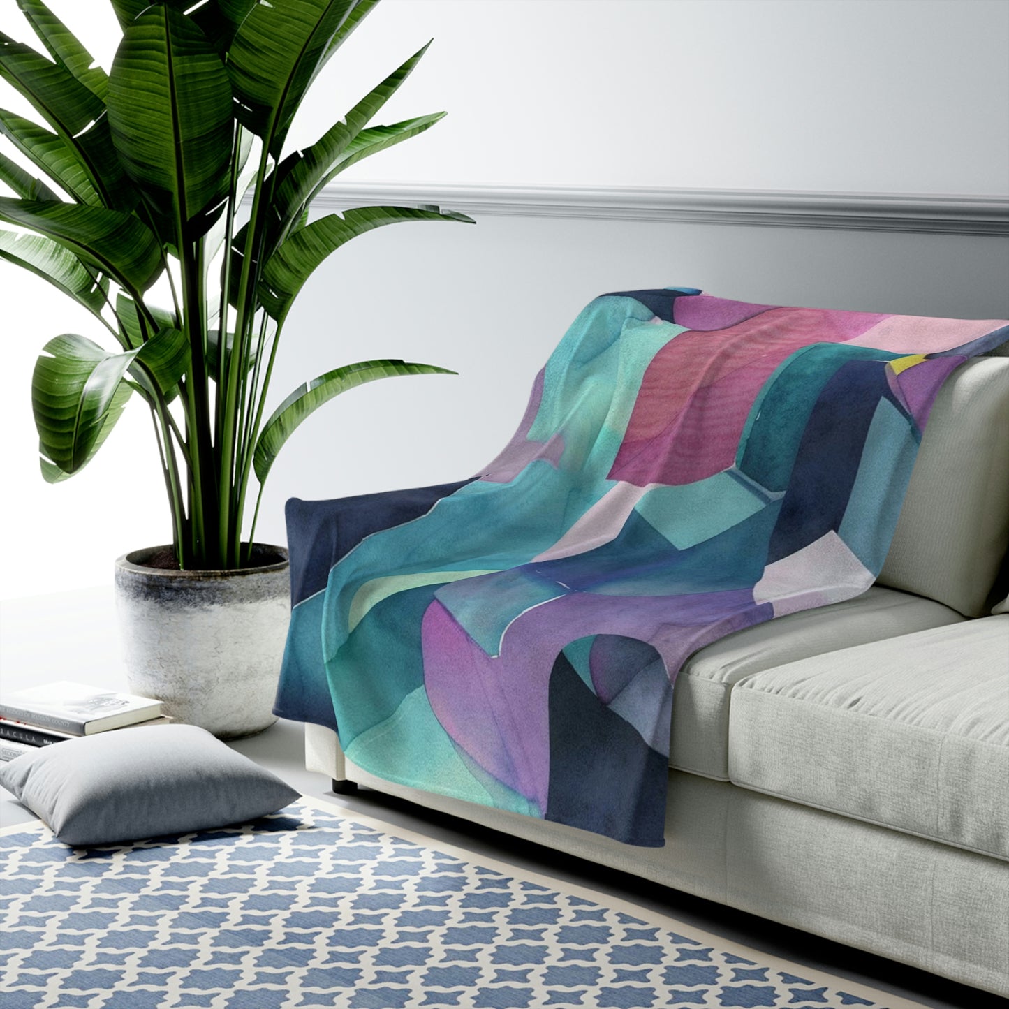 Shapely Velveteen Plush Blanket