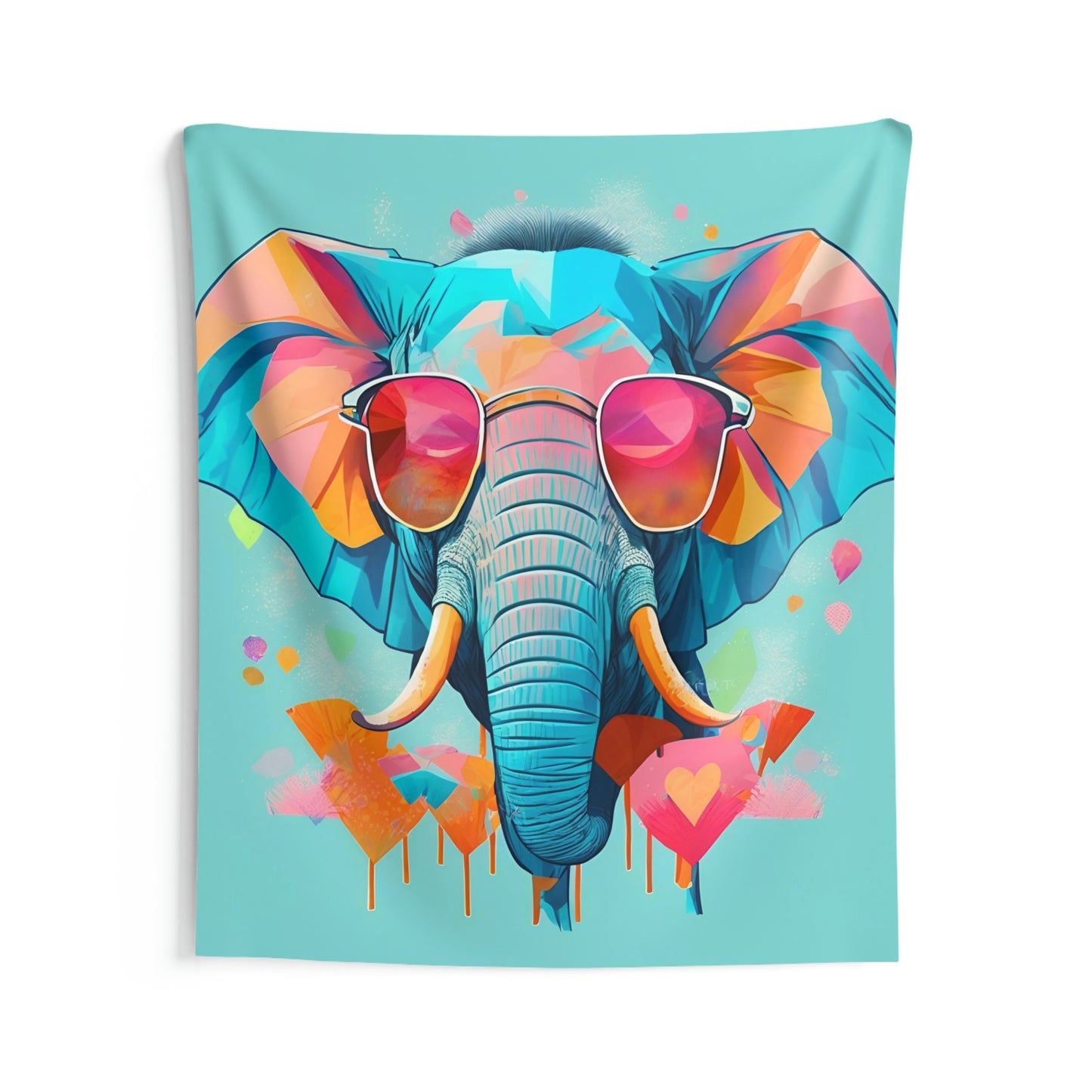 Pacific Pachyderm Indoor Wall Tapestry