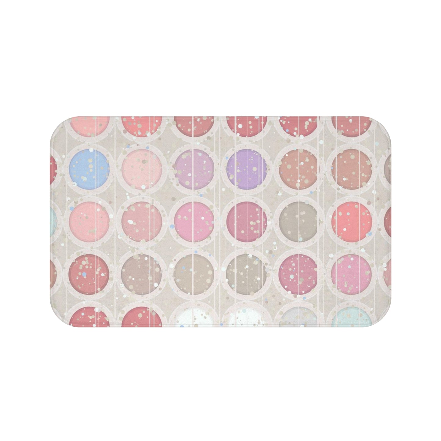 Color Bubbles Bath Mat