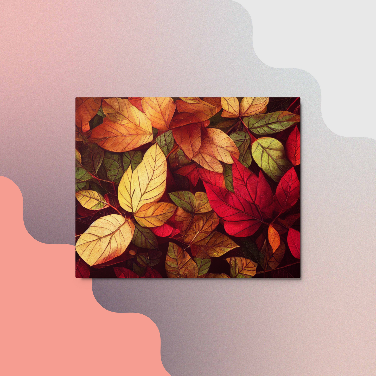 Fall Leaves Metal Print