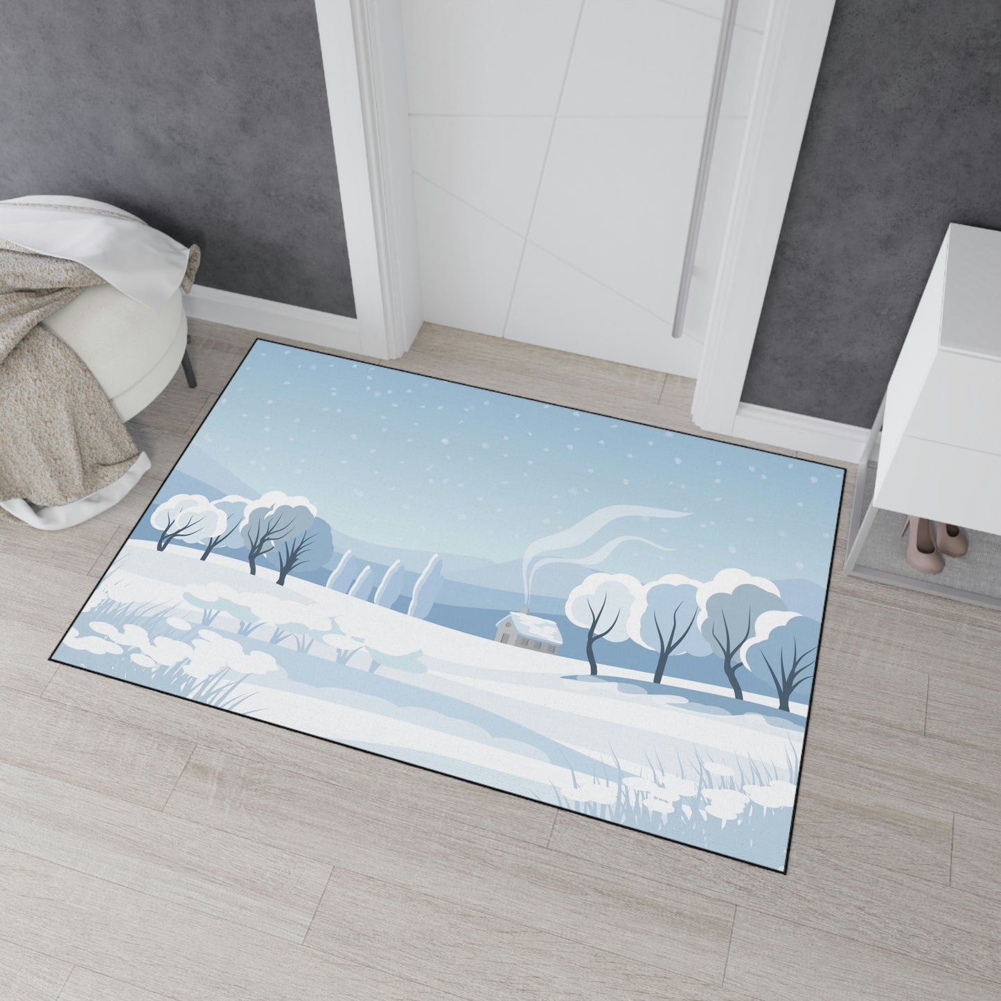 Winter Wonderland Heavy Duty Floor Mat