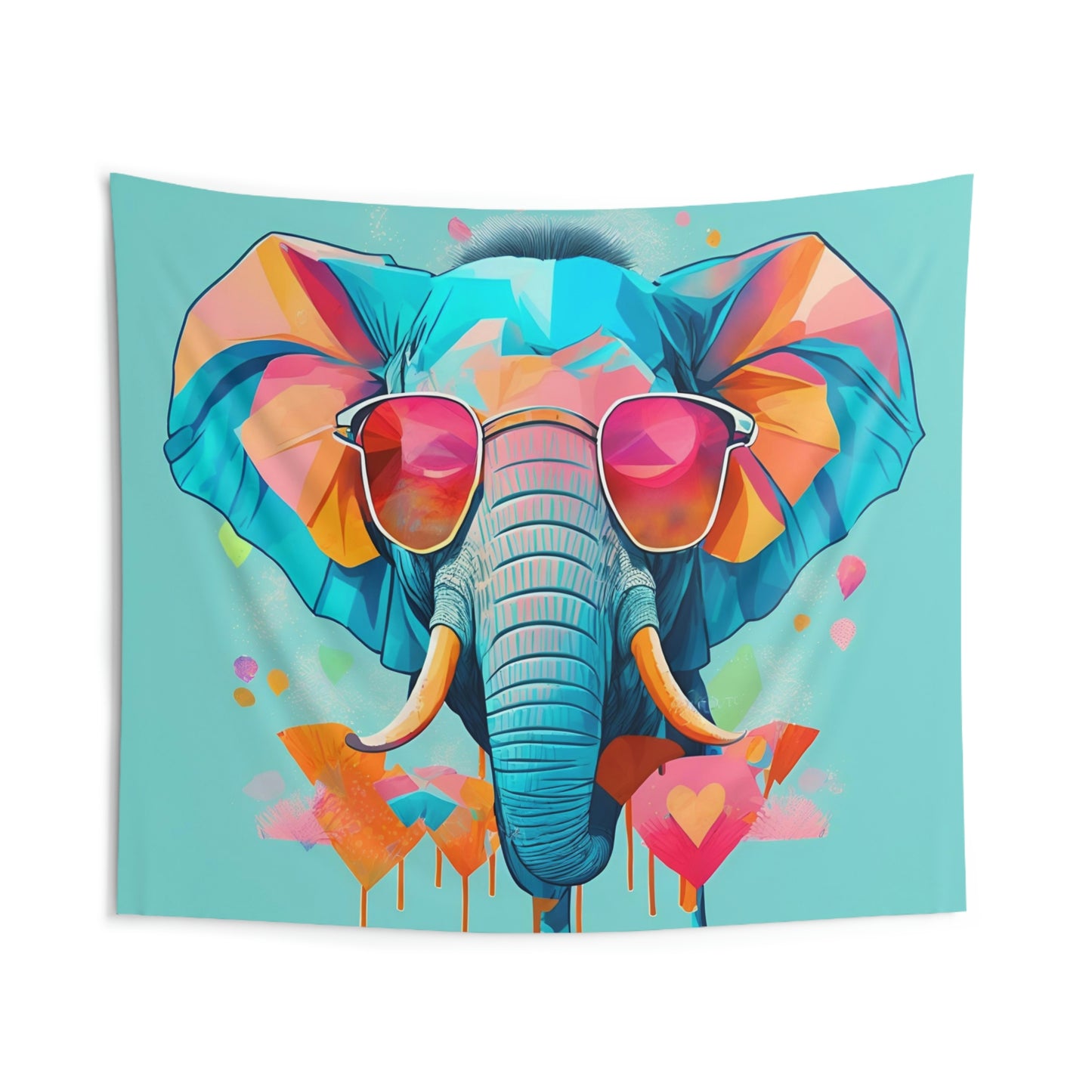 Pacific Pachyderm Indoor Wall Tapestry