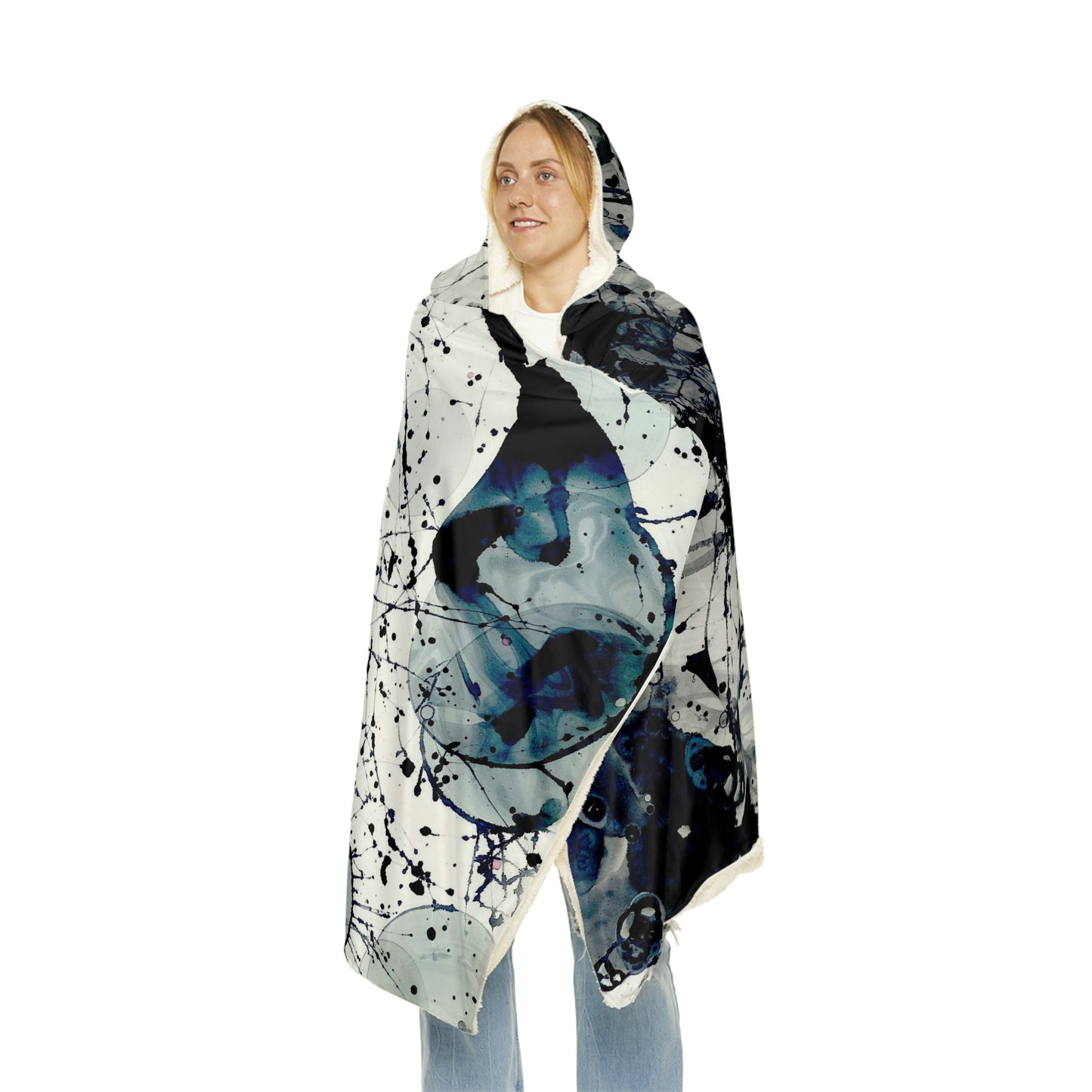 Modern Splash Wearable Blanket