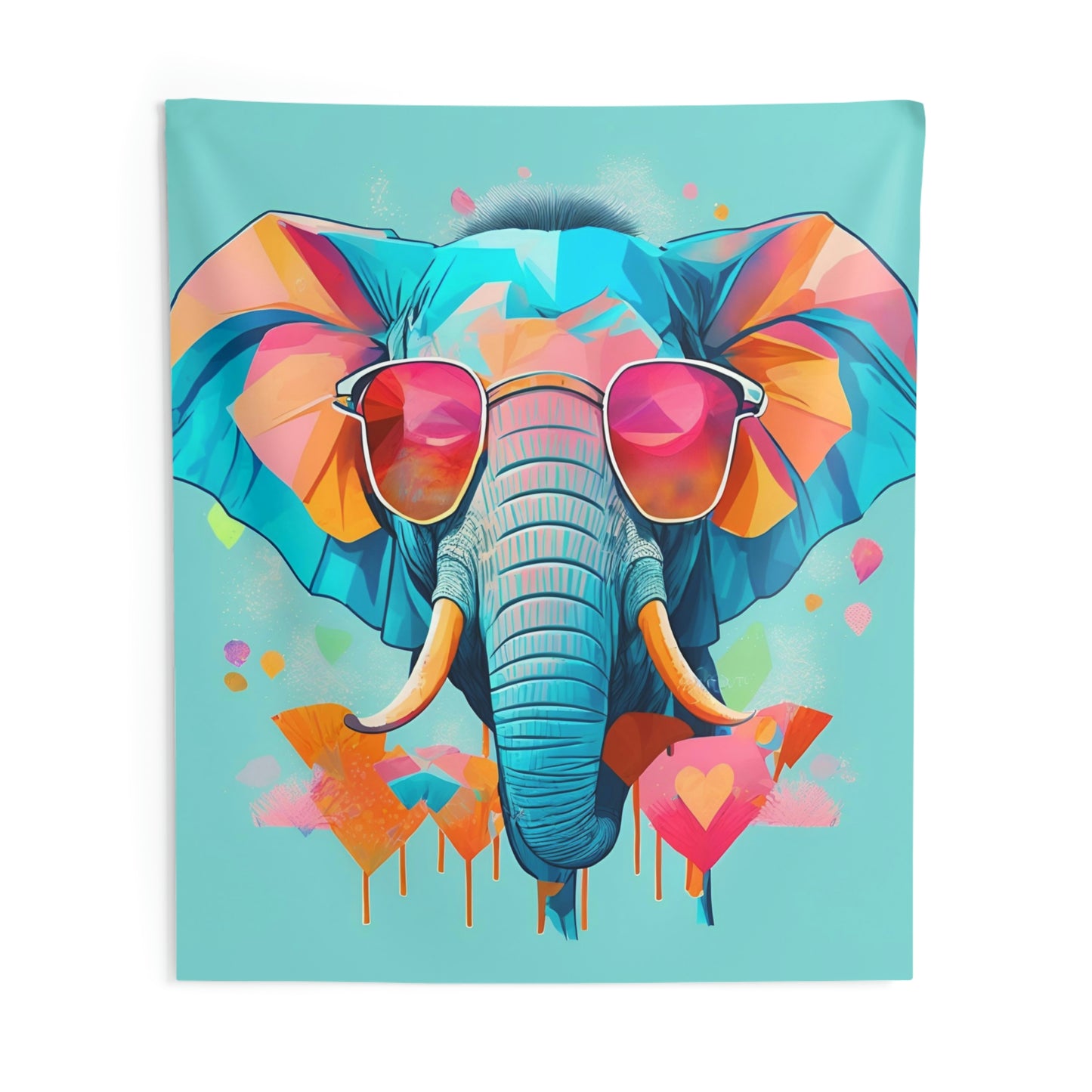 Pacific Pachyderm Indoor Wall Tapestry