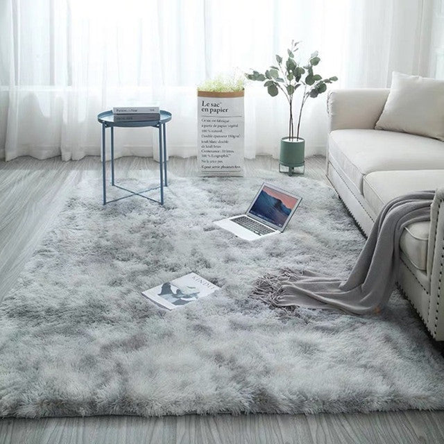 Rectangular Fluffy Rug