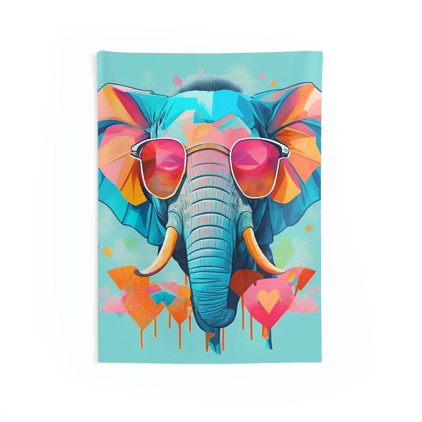 Pacific Pachyderm Indoor Wall Tapestry