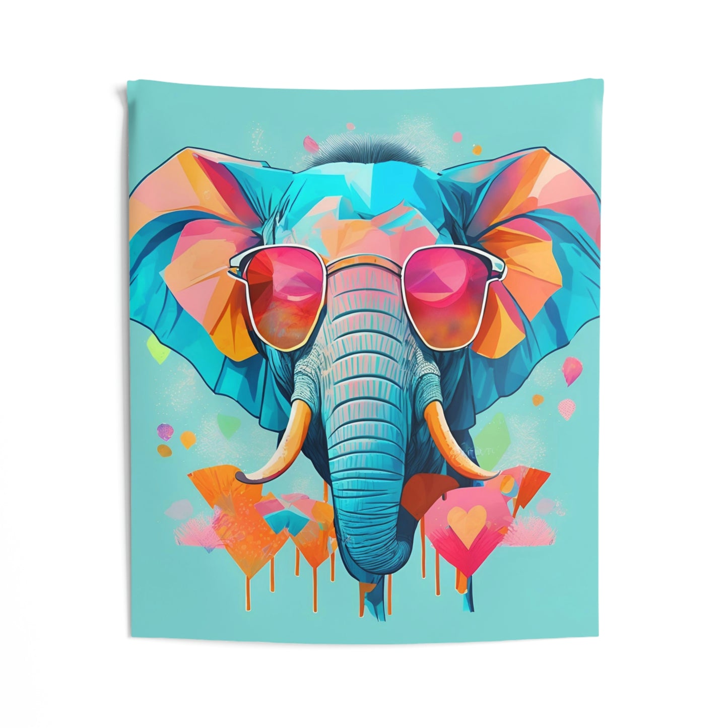 Pacific Pachyderm Indoor Wall Tapestry