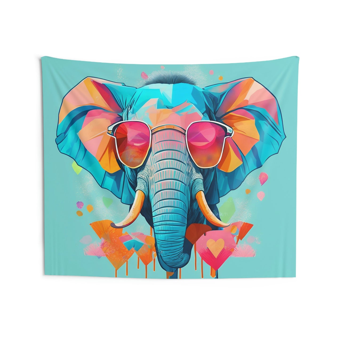 Pacific Pachyderm Indoor Wall Tapestry