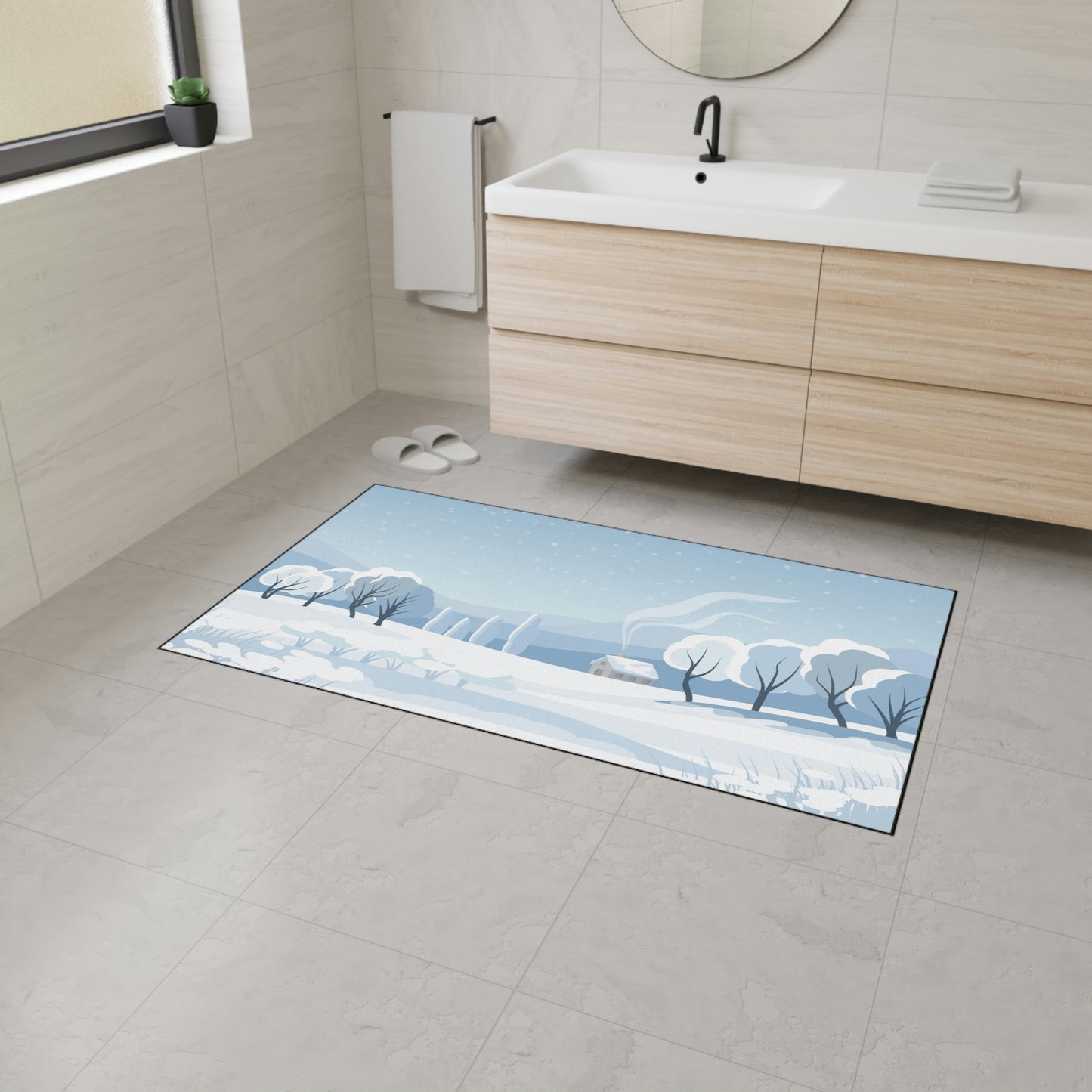 Winter Wonderland Heavy Duty Floor Mat