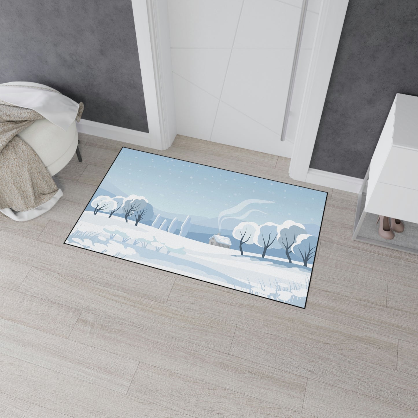 Winter Wonderland Heavy Duty Floor Mat