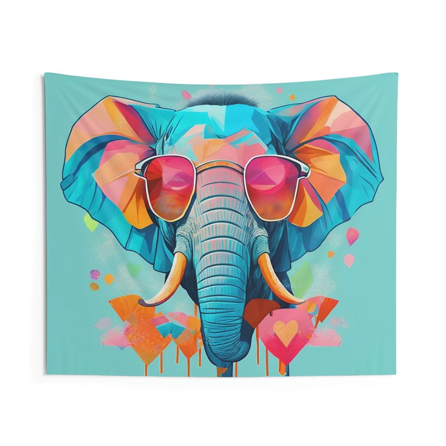 Pacific Pachyderm Indoor Wall Tapestry